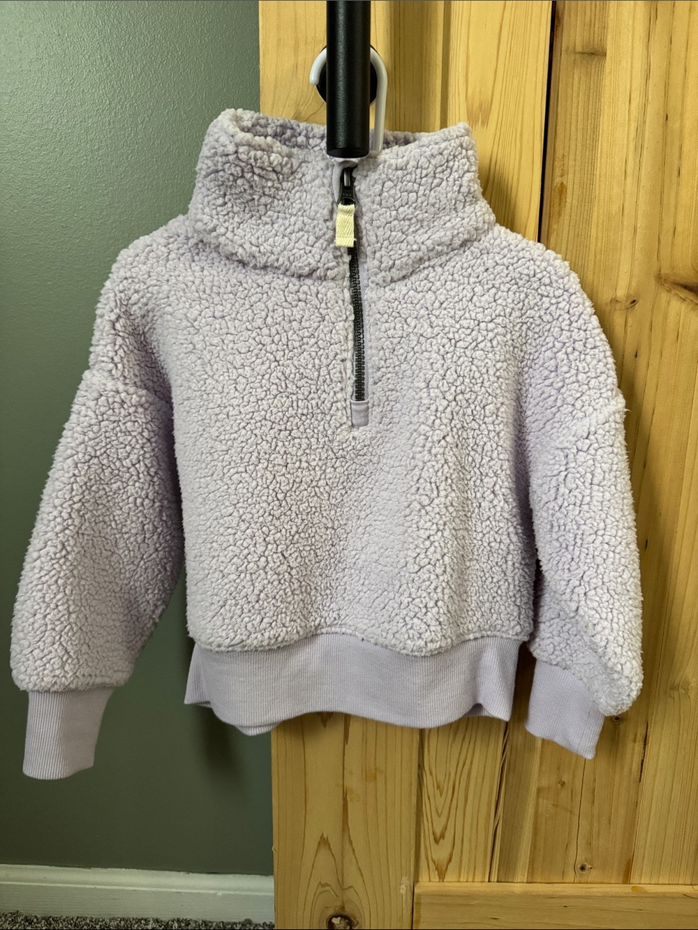 Carter's 3T Quarter-Zip Pullover Sweatshirt - Purple